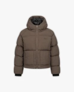 PUFFER JACKET BROWN