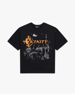 HAUNTED HOUSE TEE BLACK