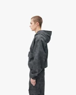 SCRIPT LOGO LEATHER JACKET GREY -Vicinity Fashion Store 03 8ace2f4f 7e76 42da b4d7 738083b62793