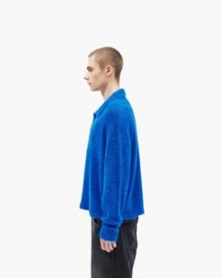 FAUX MINK POLO SWEATER ROYAL BLUE -Vicinity Fashion Store 03 ee01a6e3 65ec 4744 8328 04d7438d139f
