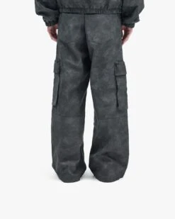 SCRIPT LOGO LEATHER PANTS GREY -Vicinity Fashion Store 04 1dc6f973 8f61 4815 b3a0 1f088ad9d920