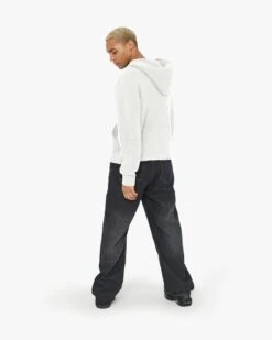 V-LOGO KNIT ZIP HOODIE WHITE -Vicinity Fashion Store 25 a196adff b0dd 43fc 907d 7af582b9ba8d