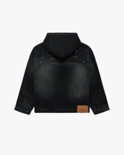 WILD SOUTH DENIM HOODIE COAL -Vicinity Fashion Store BACK d131702b 7357 4964 aefe b9b0c5b37b1f