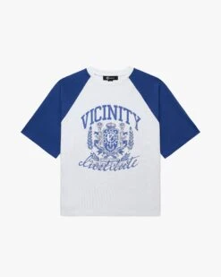 INSTITUTE TEE WHITE/BLUE
