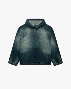 WILD SOUTH DENIM HOODIE LAKE