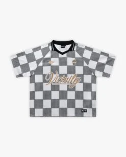 CARO CHECKER JERSEY BLACK/WHITE