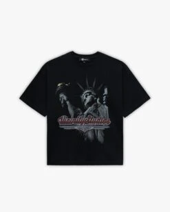 LADY LIBERTY TEE VINTAGE WASH