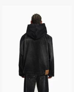 WILD SOUTH DENIM HOODIE COAL -Vicinity Fashion Store MODEL 4 e313ee1c cc6f 4332 9a9a 8a472cb88360