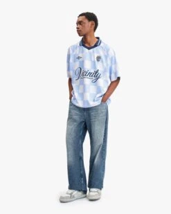 CARO CHECKER JERSEY BLUE/WHITE -Vicinity Fashion Store POSE 1 1b44bd6a 608d 4561 a0a3 ed4477469155