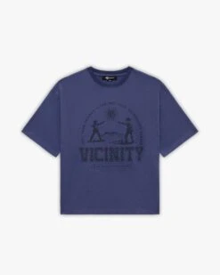 SIX SHOOTER DUEL TEE NAVY