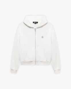 SOFTS ZIP-HOODIE WHITE