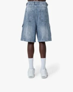 BLUE WASHED DENIM CARGO JORTS -Vicinity Fashion Store Untitled 1 0000s 0004 Chiara Steemans 3