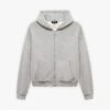 SOFTS ZIP-HOODIE GREY MELANGE