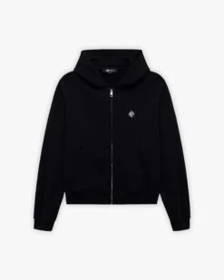 SOFTS ZIP-HOODIE BLACK
