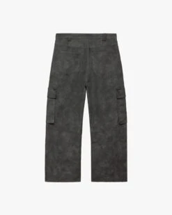 SCRIPT LOGO LEATHER PANTS GREY -Vicinity Fashion Store Untitled 1 0002 Layer 0 copy 2