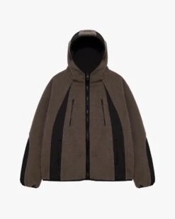 TRAIL FLEECE JACKET BROWN