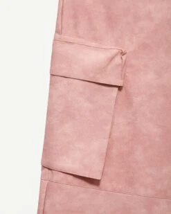 SCRIPT LOGO LEATHER PANTS VINTAGE PINK -Vicinity Fashion Store Untitled 1 0004 IMG 6584