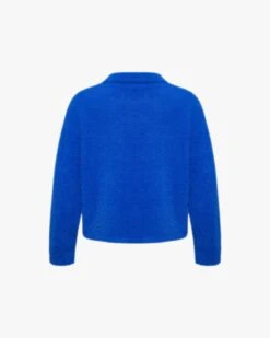 FAUX MINK POLO SWEATER ROYAL BLUE -Vicinity Fashion Store Untitled 1 0004 Layer0copy7