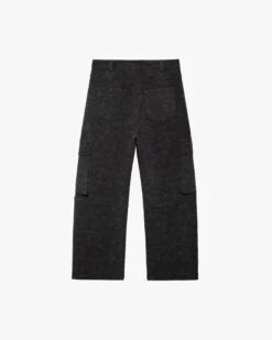 SCRIPT LOGO LEATHER PANTS TAR BLACK -Vicinity Fashion Store Untitled 1 0007 ColorFill1copy20