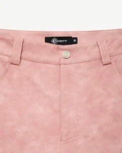 SCRIPT LOGO LEATHER PANTS VINTAGE PINK -Vicinity Fashion Store Untitled 1 0007 IMG 6580