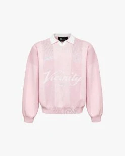 SPORTS TEAM JERSEY KNIT PINK