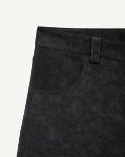 SCRIPT LOGO LEATHER PANTS TAR BLACK -Vicinity Fashion Store Untitled 1 0008 IMG 6574