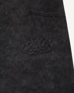 SCRIPT LOGO LEATHER PANTS TAR BLACK -Vicinity Fashion Store Untitled 1 0010 IMG 6570