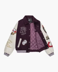 GAMBLER VARSITY JACKET BORDEAUX RED -Vicinity Fashion Store Untitled 1 0016 Layer0copy