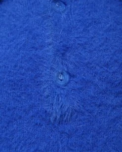 FAUX MINK POLO SWEATER ROYAL BLUE -Vicinity Fashion Store Untitled 1 0021 IMG 5241