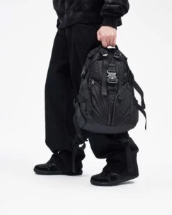 BUCKLE BACKPACK - BLACK -Vicinity Fashion Store Untitled 1 0022 1112v9305