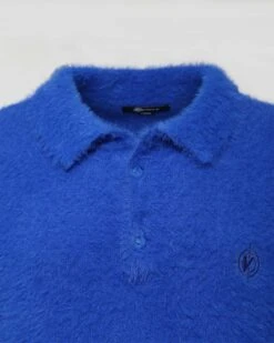FAUX MINK POLO SWEATER ROYAL BLUE -Vicinity Fashion Store Untitled 1 0022 IMG 5240