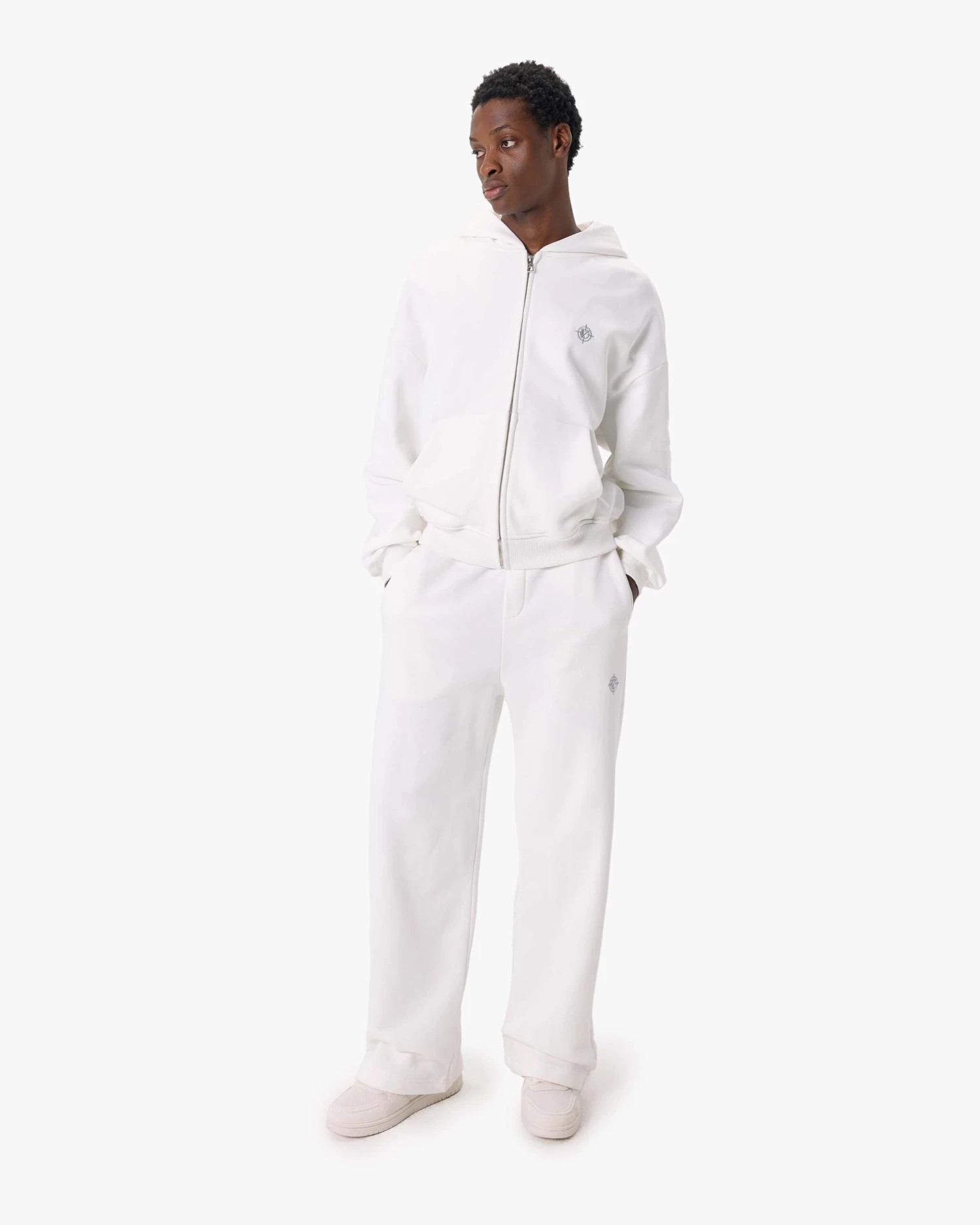 SOFTS ZIP-HOODIE WHITE 7 SOFTS ZIP-HOODIE WHITE - Image 7