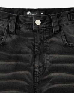 FADED BLACK DENIM JORTS -Vicinity Fashion Store Untitled 1 0038 Layer0copy3