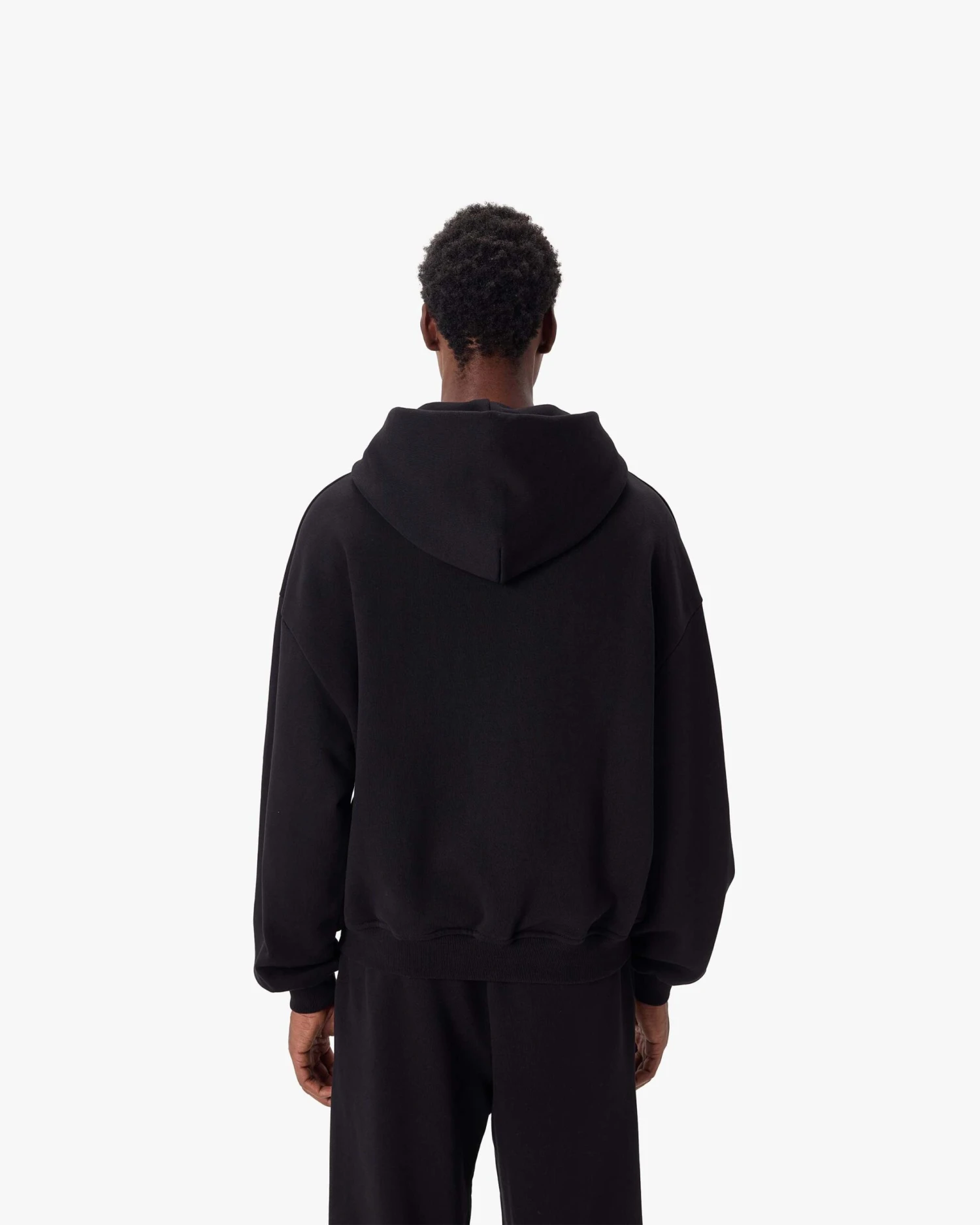 SOFTS ZIP-HOODIE BLACK 5 SOFTS ZIP-HOODIE BLACK - Image 5