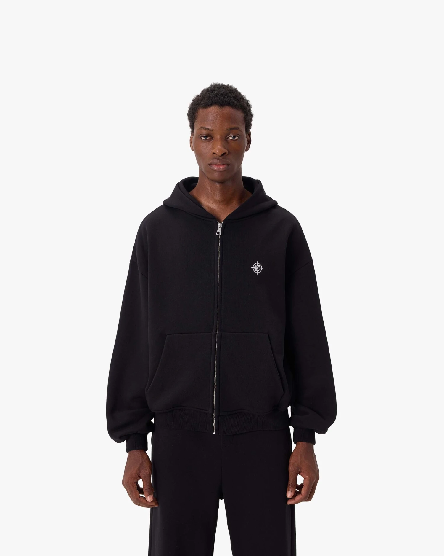 SOFTS ZIP-HOODIE BLACK 2 SOFTS ZIP-HOODIE BLACK - Image 2