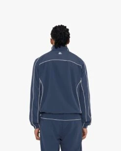 TRACK JACKET DARK BLUE -Vicinity Fashion Store back c18e11ef 7d4d 4d1d a913 149faa048d7b