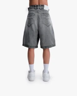 IVORY DENIM JORTS -Vicinity Fashion Store back de151b5c a98d 41b3 9be2 62f24805fef9