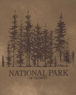 PINETREES TEE BEIGE -Vicinity Fashion Store beige t shirt detail