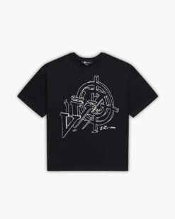 CONSTRUCTION LOGO TEE BLACK