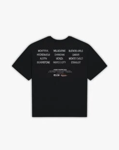 RACING WORLDCUP TEE BLACK -Vicinity Fashion Store racing worldcup tee black back