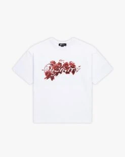 ROSE LOGO TEE WHITE