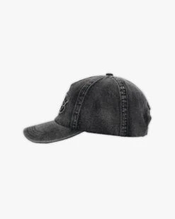 SCRIPT DENIM CAP BLACK -Vicinity Fashion Store script denim cap black