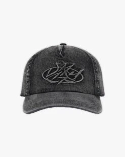 SCRIPT DENIM CAP BLACK