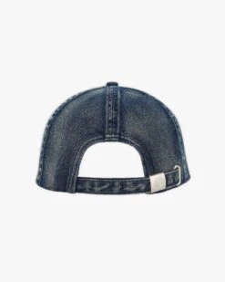 SCRIPT DENIM CAP BLUE -Vicinity Fashion Store script denim cap blue back