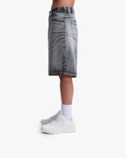 IVORY DENIM JORTS -Vicinity Fashion Store side 18993d2c dea1 49ef bf10 192043bff9e0