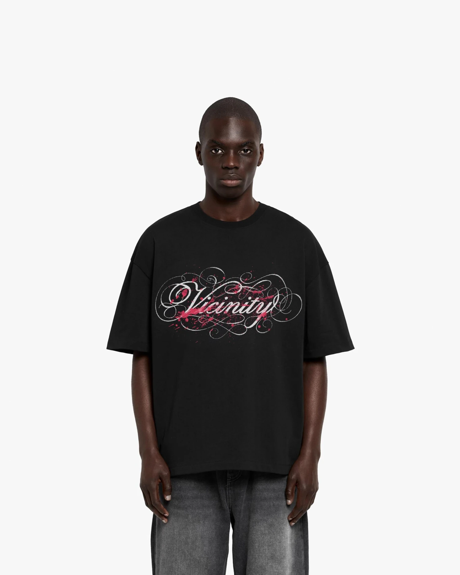 SPLATTER TEE BLACK 2 SPLATTER TEE BLACK - Image 2