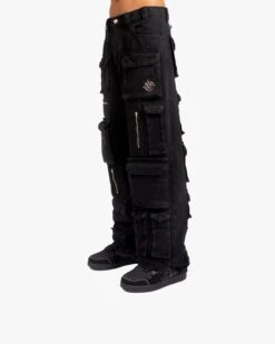 420 CARGOPANTS BLACK -Vicinity Fashion Store website pic main 0002 Backgroundcopy27