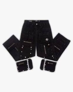 420 CARGOPANTS BLACK -Vicinity Fashion Store website pic main 0004 Backgroundcopy34