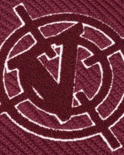 V-LOGO KNITWEAR DARK CHERRY -Vicinity Fashion Store website pic main 0006 BN 35042