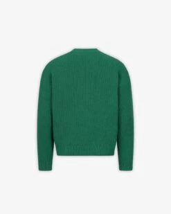 V-LOGO KNITWEAR GREEN -Vicinity Fashion Store website pic main 0013 Layer0copy9